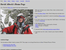 Tablet Screenshot of davidalbeck.com
